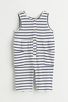 Patterned Cotton Romper Suit