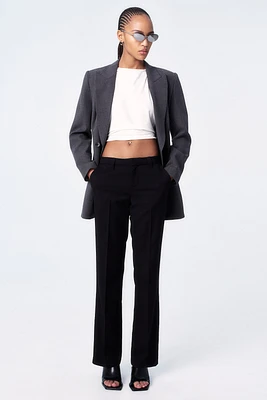 Straight-Cut Dress Pants