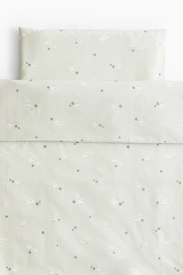 Patterned Cotton Duvet Cover Set