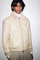 Regular Fit Teddy-Lined Jacket