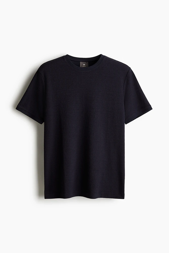 T-shirt texturé Coupe Classique