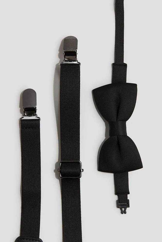 Suspenders and Bow Tie Set