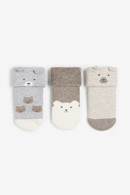 3-pack Terry Socks