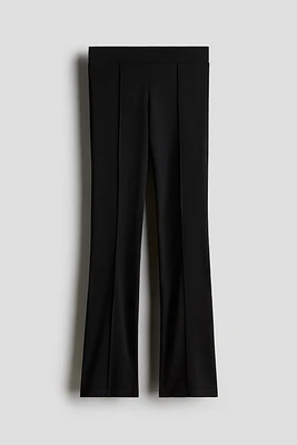 Flared Jersey Pants