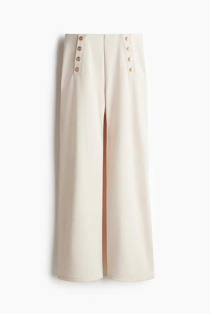Button-front Pants
