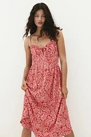 Crinkled Jersey Dress
