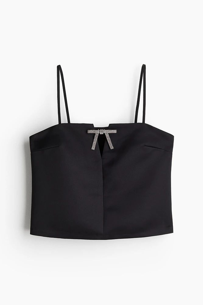 Bow-Detail Camisole Top