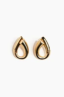 Gold-Plated Hoop Earrings