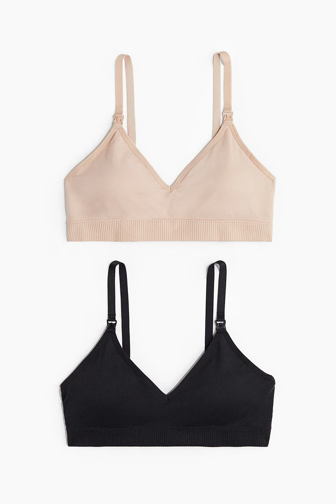 MAMA 2-pack Seamless Padded Nursing Bras