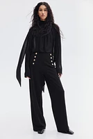 Pantalon à boutons