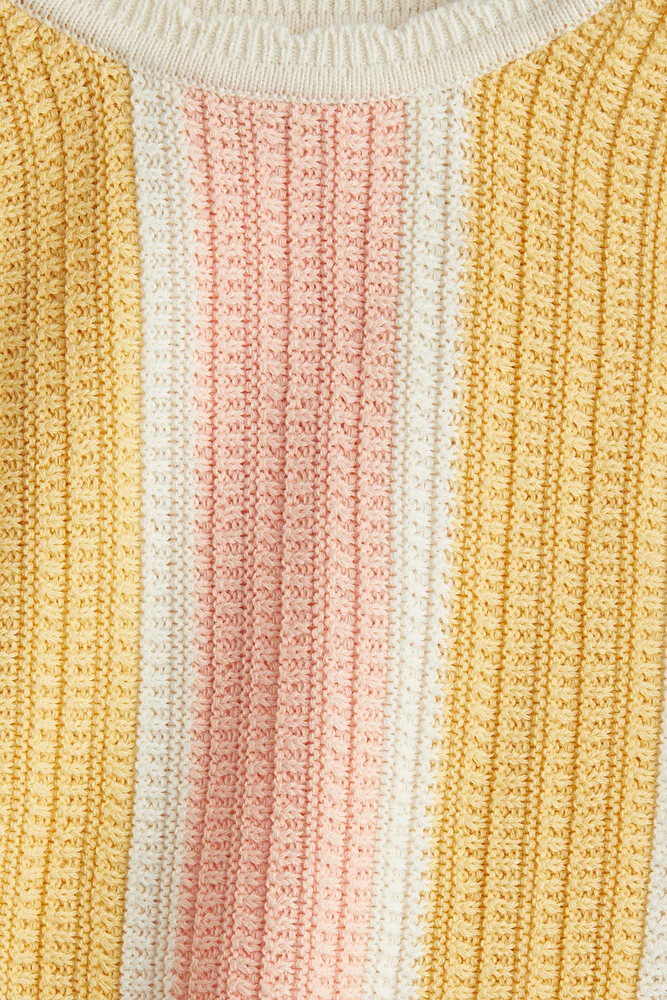 Robe texturée en coton