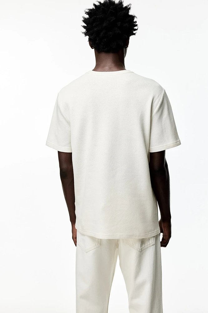 T-shirt Coupe Classique en piqué