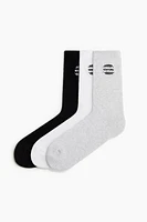 Lot de 3 paires chaussettes avec motif