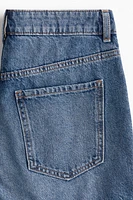 High-Rise Denim Shorts