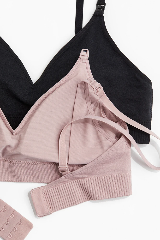 MAMA 2-pack Seamless Padded Nursing Bras