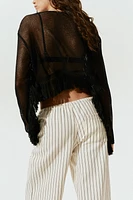 Denim Drawstring Pants