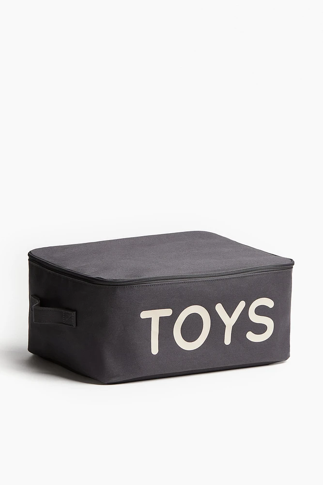 Toy Storage Basket with Lid