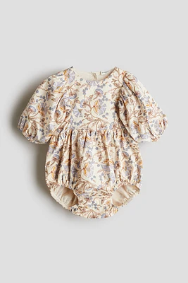 Cotton Poplin Romper Suit