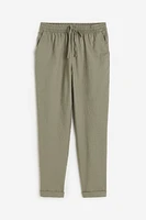 Linen-blend Joggers