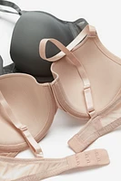 2-pack Padded Underwire Bras