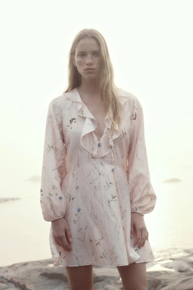 Robe volantée