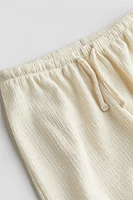 Crinkled Jersey Pants