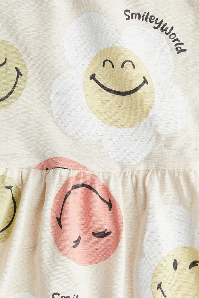 Printed Jersey Dress