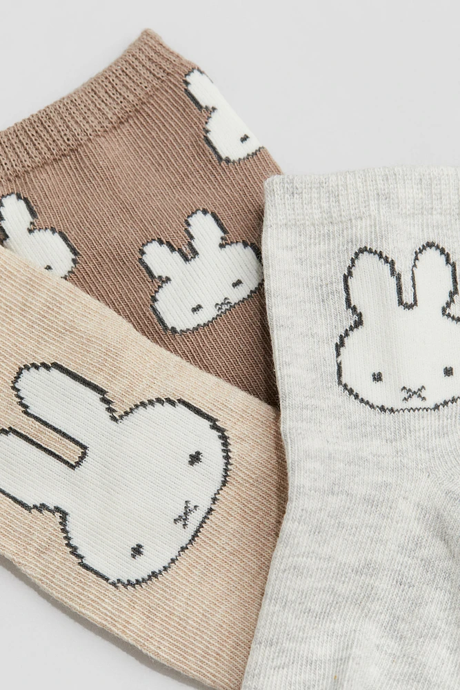 3-pack Motif-detail Socks