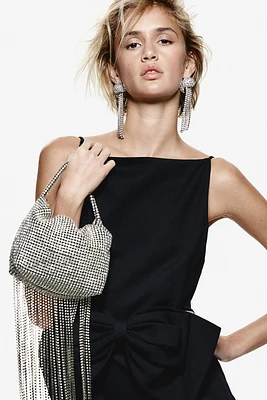 Fringed Rhinestone Bag