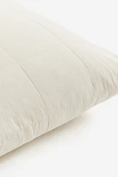 Quilted Satin Cushion Cover