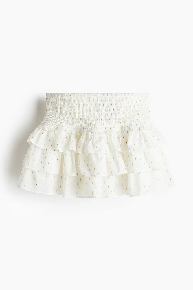 Tiered Mini Skirt