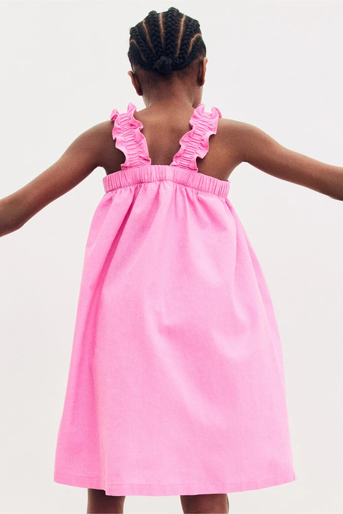 Robe en lin mélangé