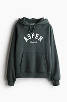 Text-Motif Hoodie