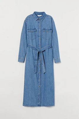 Denim Shirt Dress