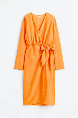 Tie-detail Wrap Dress