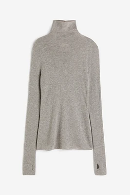 Cashmere-blend Turtleneck Sweater