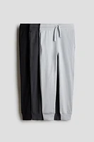 Lot de 3 pantalons jogging en jersey coton