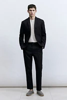 Slim-Fit Linen Jacket