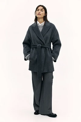 Wool-Blend Coat