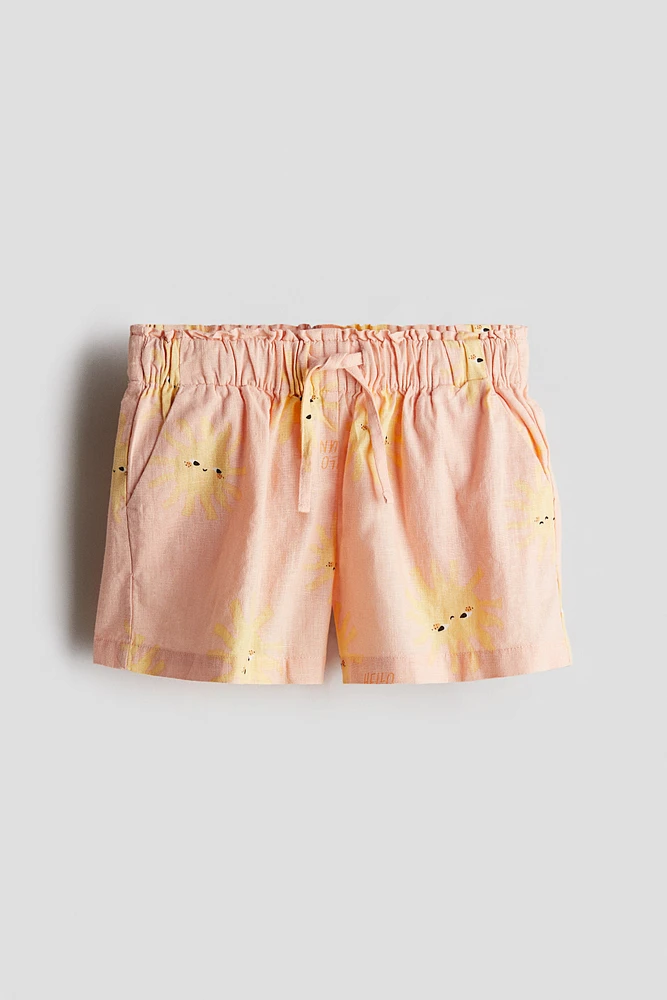 Linen-blend Shorts
