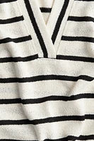MAMA Tie-belt Dress with Collar