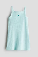 Ribbed Sleeveless Dress