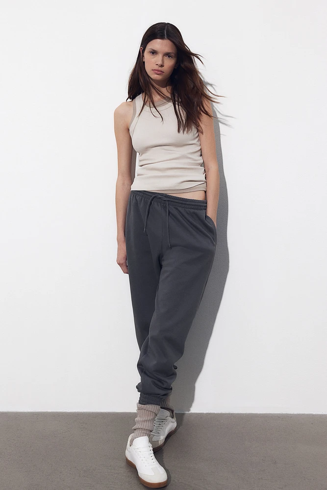 Pantalon jogging taille haute