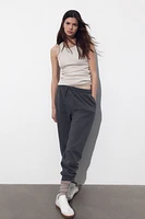 Pantalon jogging taille haute
