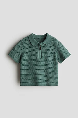 Half-Zip Polo Shirt