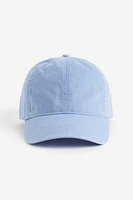 Casquette en denim délavé