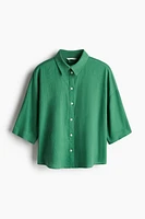 Chemise en lin mélangé