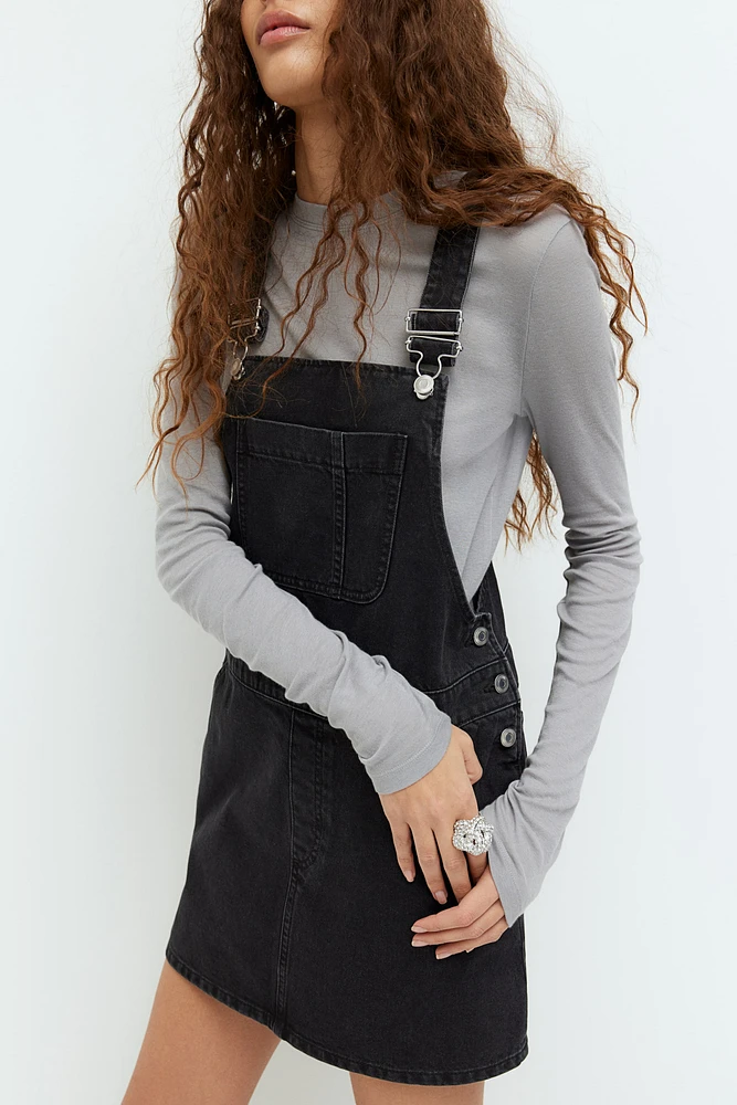 Denim Overall Dress