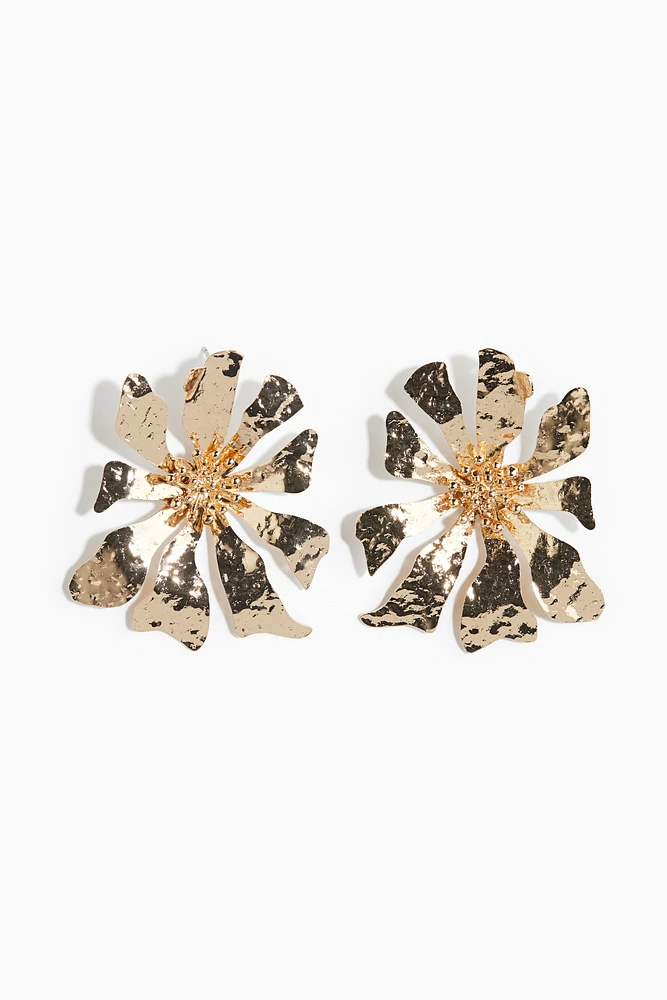 Flower-Shaped Earrings