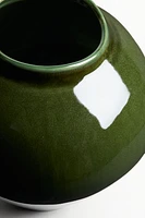 Large Irregular Stoneware Vase